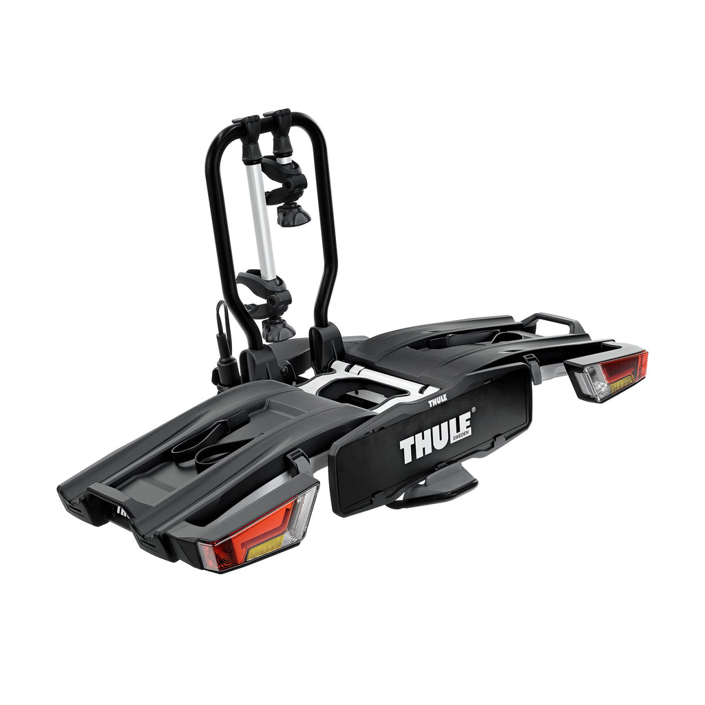 Fahrradträger EasyFold XT für Anhängerkupplung 2 Fahrräder 60 kg faltbar 13-poliger Anschluss 123 x 63 x 68 cm