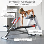 Multifunktionale Hantelbank verstellbar Rückenstrecker Römischer Stuhl Flat Decline 660 lbs Modell FF-TB011384