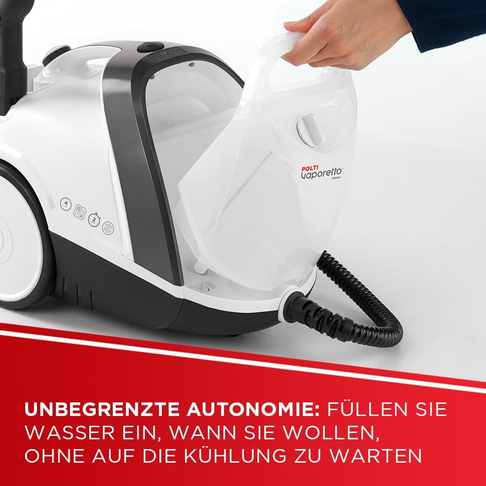 Dampfreiniger Vaporetto Smart 120 PTEU0297 1500 W 4 bar mit 2 L Tank und 14 Zubehörteilen