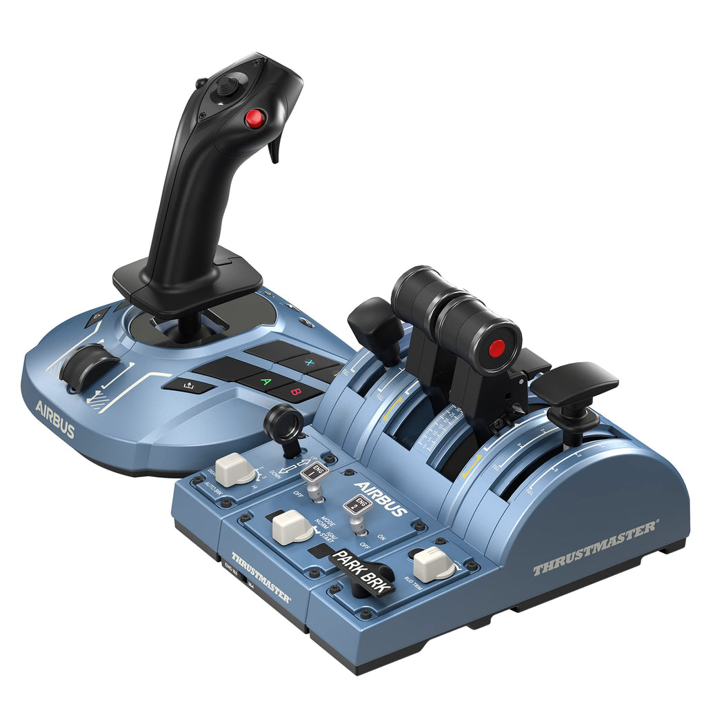 Flugsimulator Zubehör TCA Captain Pack X Airbus Edition Sidestick Schubhebelquadrant 31 Tasten 4 Achsen für Xbox und PC
