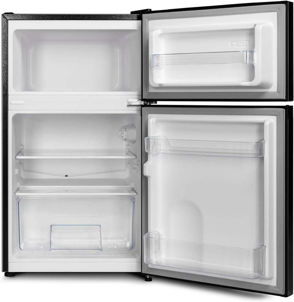 Kühl-Gefrierkombination Gefrierfach oben 86 Liter 85 cm 4 Sterne Gefrierbereich LED Innenbeleuchtung freistehend FTM86L4E