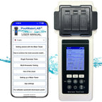 Pool-Wasseranalysegerät PoolLab 2.0 27 Parameter mit WiFi Bluetooth App Aufbewahrungskoffer und Wasserstandsausgleicher