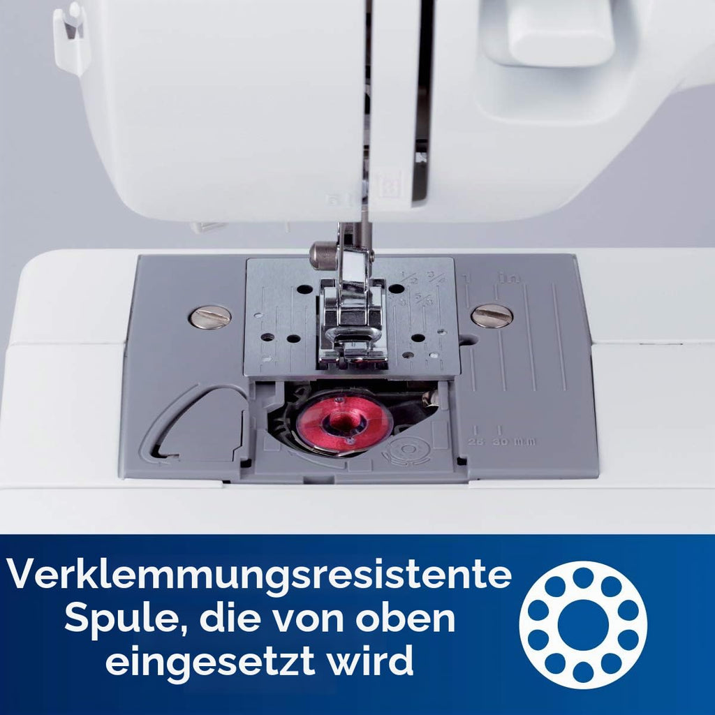 Brother XM2701S Nähmaschine 27 Nähprogramme Freiarm Automatischer Einfädler für Jeans und verschiedene Stoffe