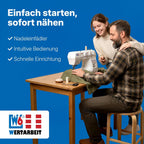 Nähmaschine N 1235/61 Freiarm mit 29 Stichprogrammen variabler Stichlänge Stichbreite und Knopflochfunktion