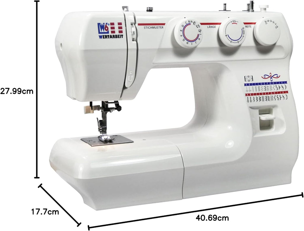 Nähmaschine N 1235/61 Freiarm mit 29 Stichprogrammen variabler Stichlänge Stichbreite und Knopflochfunktion