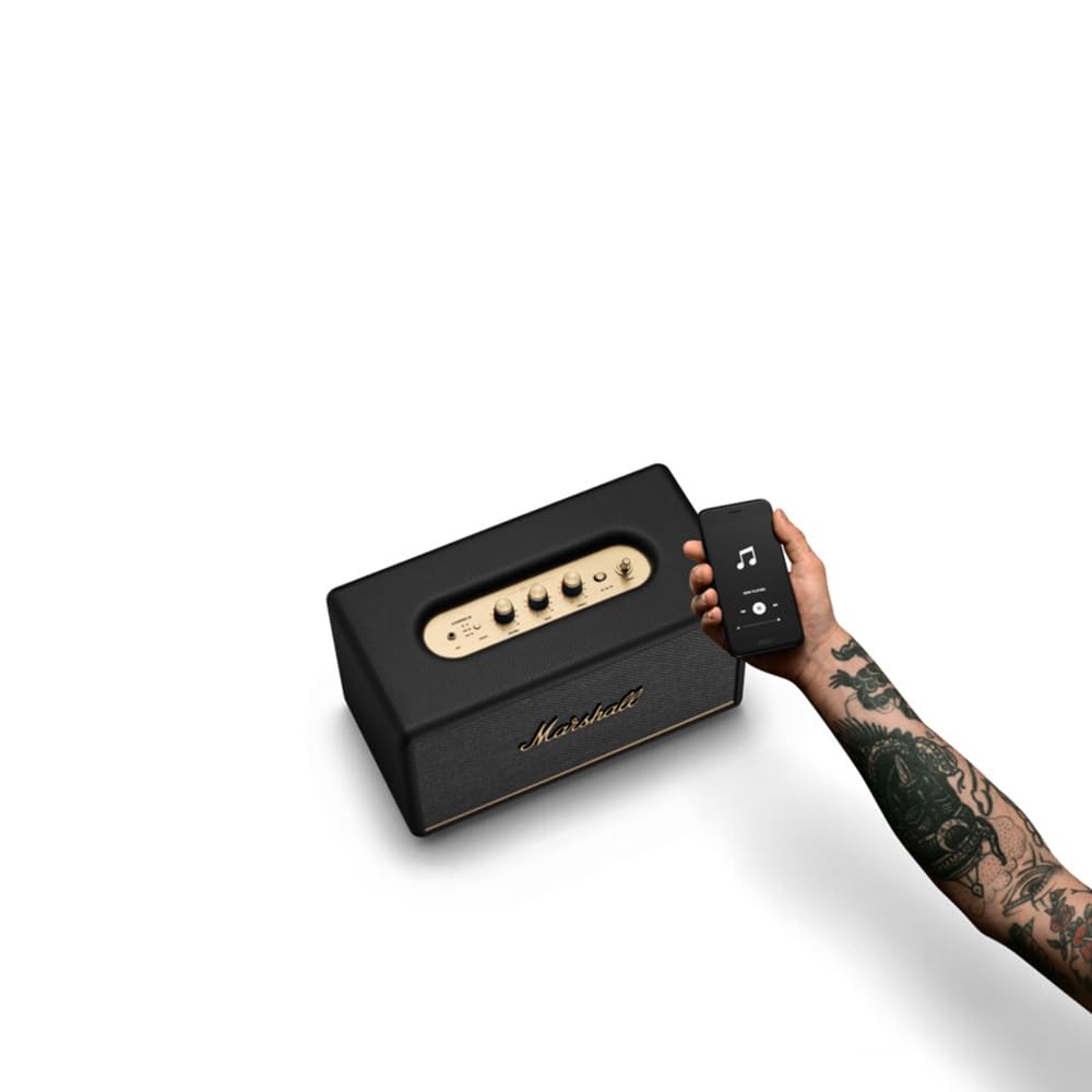 Bluetooth-Lautsprecher Stanmore III 80 W Stereo Bluetooth 5.2 RCA 3,5-mm-Aux-Eingang Schwarz