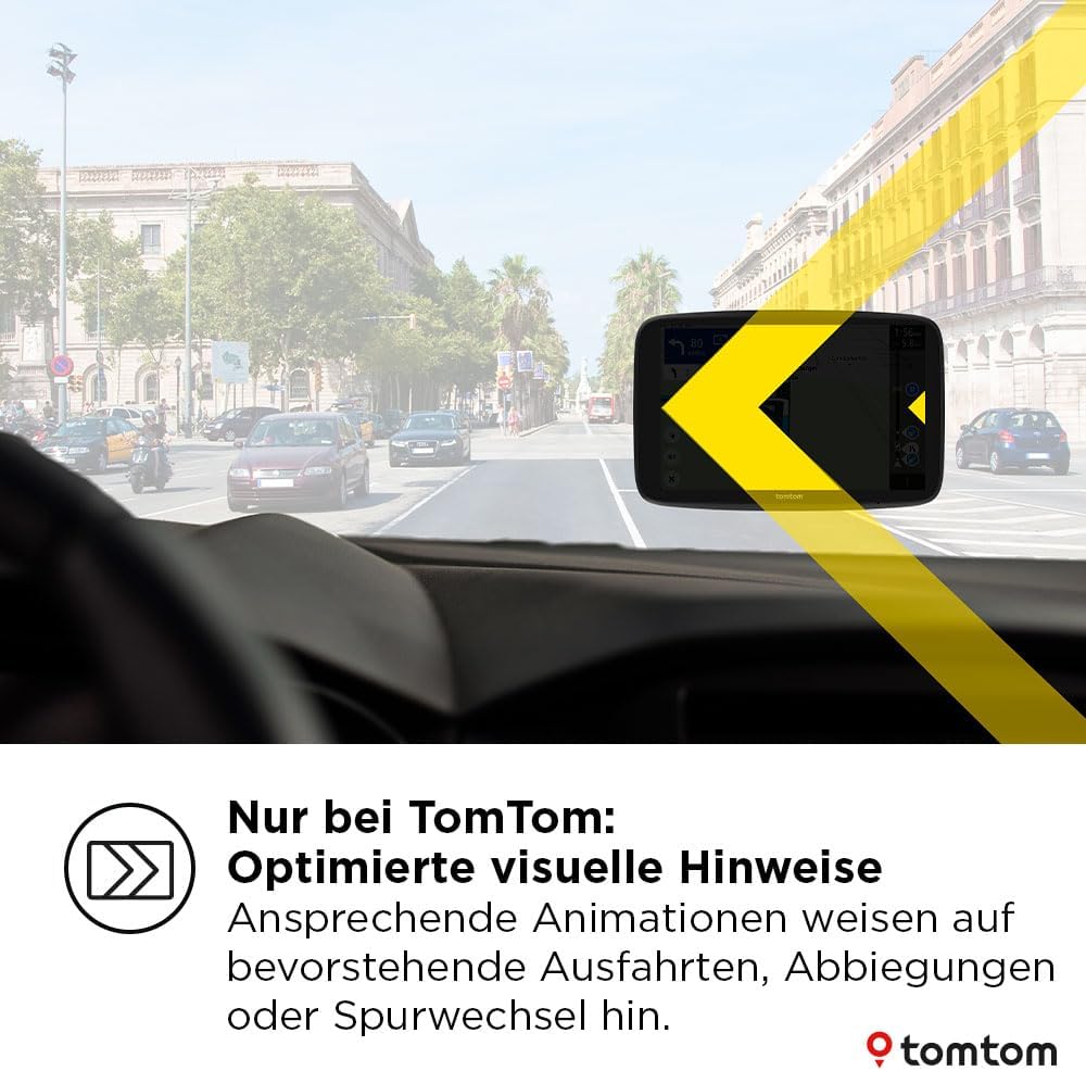 GPS Navigationsgerät GO Navigator 7 Zoll Europa Karten mit Verkehrsinformationen WiFi Updates Magnethalterung