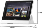 Smart Home Display T87A0 8 Zoll WLAN Touchscreen 1280 x 800 für Sicherheitsgeräte mit 4 Live-Ansichten und Echtzeitbenachrichtigungen