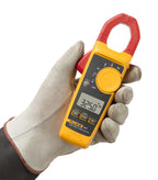 Echteffektiv-Strommesszange 325 AC/DC Messgerät bis 400 A und 600 V mit Temperaturmessung