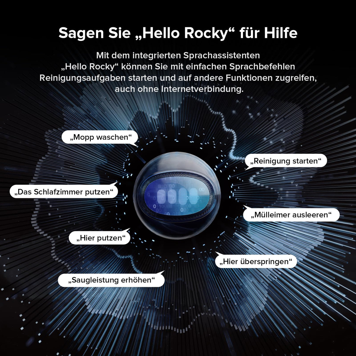 Saugroboter mit Wischfunktion Saros 10R 22000 Pa 7,98 cm Bauhöhe 192 Min Laufzeit App-Steuerung StarSight System 2.0 Zero-Tangle