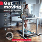 Walking Pad Laufband klappbar sWalk 8 km/h 7,5% Steigung bis 120 kg LCD Display App