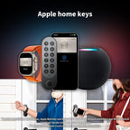 Smart Türschloss U200 mit Fingerabdruck Keypad Matter over Thread und Home Key Kompatibilität Schwarz