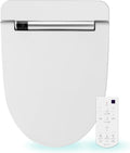 Elektronischer Bidet-Toilettensitz VB-4000SE Länglich mit Edelstahl-Selbstreinigungsdüse Sitzheizung Warmlufttrockner Nachtlicht Fernbedienung