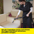 Polsterreiniger Waschsauger Puzzi 10/1 mit 10 L Tank 1 L/min und Polster- und Fugendüse