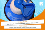 Filteranlage Comfort 75 7800 l/h für Pools bis 40000 l mit selbstsaugender Pumpe Vorfilter und Manometer 32/38 mm