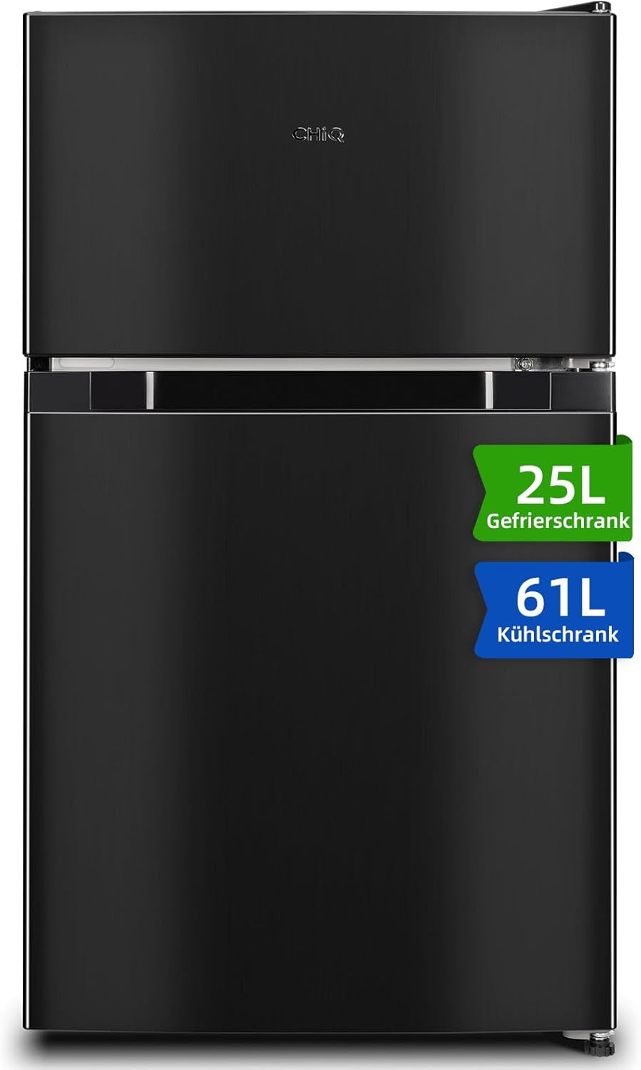 Kühl-Gefrierkombination Gefrierfach oben 86 Liter 85 cm 4 Sterne Gefrierbereich LED Innenbeleuchtung freistehend FTM86L4E