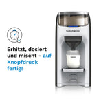 Automatischer Flaschenzubereiter Formula Pro Advanced für Milchpulver und Wasser 3 Temperaturen 60–300 ml LCD-Display Weiß Schwarz