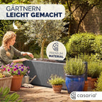 Blumenkasten 4er Set Ethica 80L 80x36x35cm Kunststoff Pflanzkasten mit Ablaufboden frostbeständig