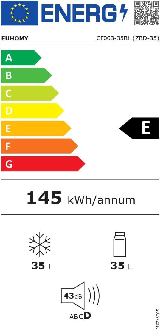 Kompressor Kühlbox 35L Auto Kühlschrank 12V 24V 220V -20 bis 20°C mit App Steuerung Rollen für Camping
