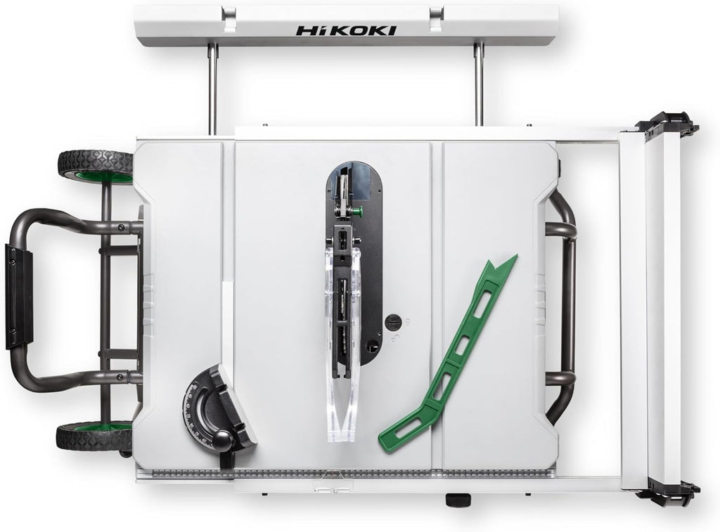 Tischkreissäge C10RJWAZ 1500W 255mm 4500 U/min Softstart Parallelanschlag Tischverbreiterung Untergestell Rollen