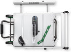 Tischkreissäge C10RJWAZ 1500W 255mm 4500 U/min Softstart Parallelanschlag Tischverbreiterung Untergestell Rollen