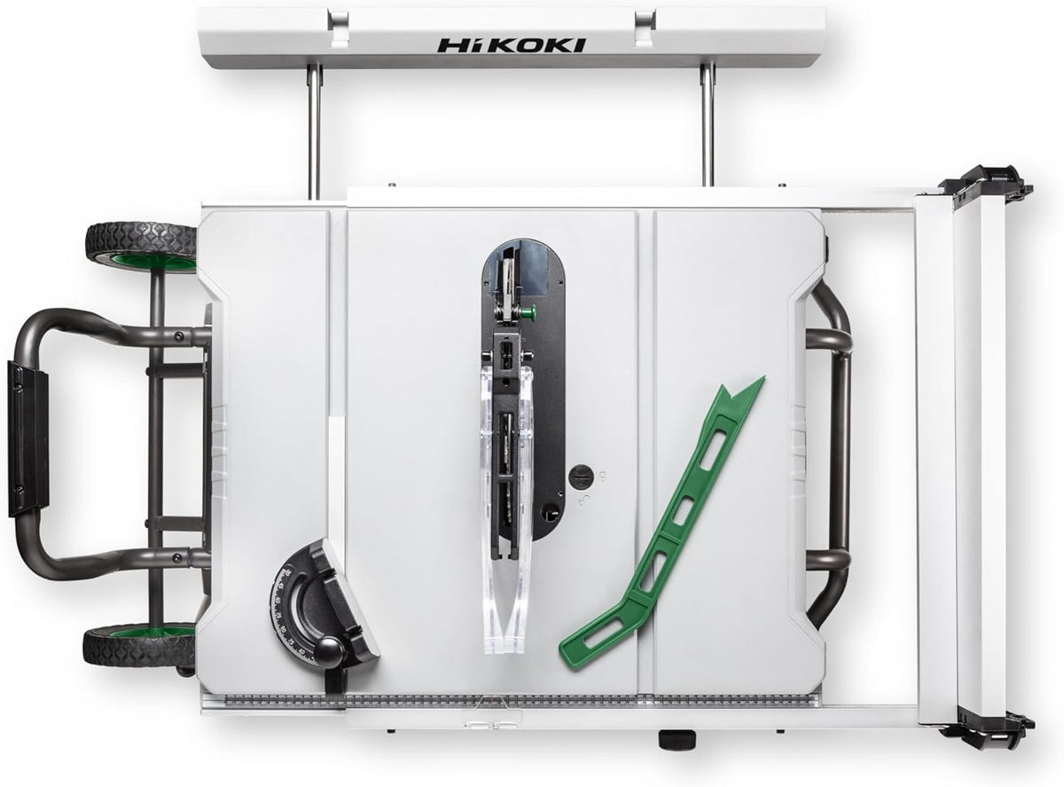 Tischkreissäge C10RJWAZ 1500W 255mm 4500 U/min Softstart Parallelanschlag Tischverbreiterung Untergestell Rollen