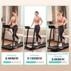 Elektrisches Laufband klappbar CS-WP9 12 km/h 1400W Walking Pad LED Display Bluetooth App 110 kg