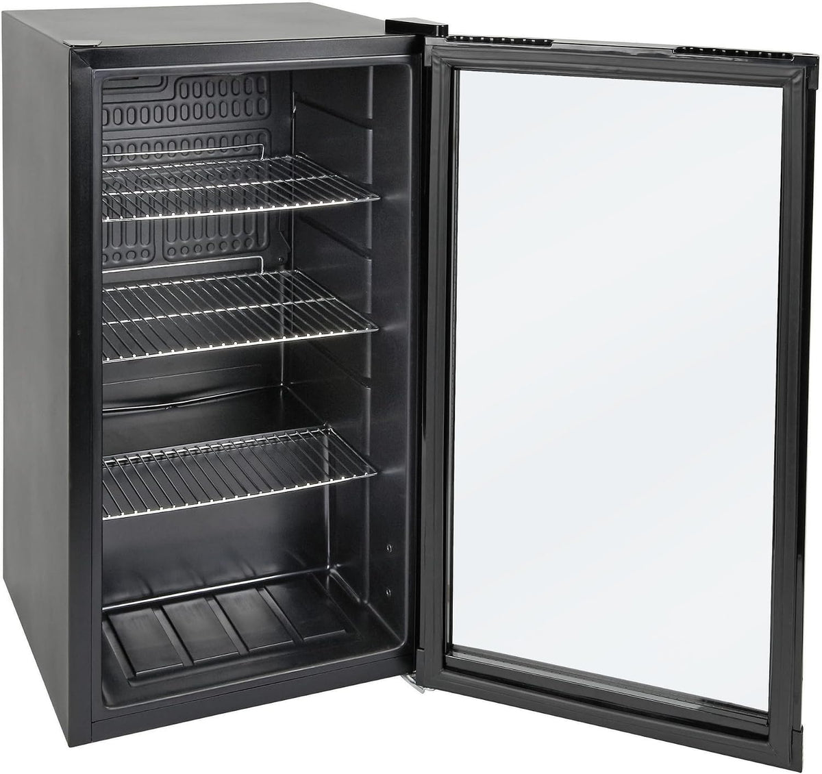 Mini Kühlschrank GPC1088 88L eingebaut Kompakt 3 Glasböden automatische Abtauung LED Innenbeleuchtung