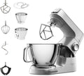 Küchenmaschine Titanium Chef Baker KVC85.004SI mit integrierter Waage 1200W 5L und 3,5L Schüsseln Patisserie-Set