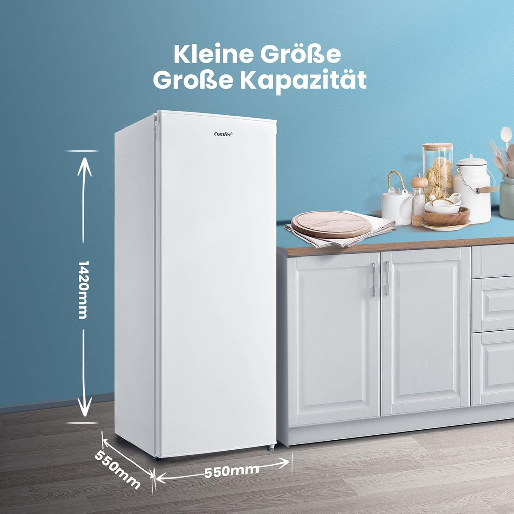 Gefrierschrank RCU160WH2(E) 160L 142cm freistehend 183 kWh/Jahr wechselbarer Türanschlag Weiß