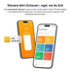 Smartes Heizkörperthermostat X Trio Pack mit App-Steuerung Thread Matter und Touchscreen 3er Set