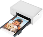 Fotodrucker 10x15 cm tragbar DHP513 Farbstoffsublimation 300 DPI WLAN USB kompatibel mit Smartphone PC inkl Fotopapier und Patrone