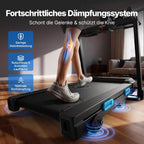 Laufband klappbar mit Steigung MR-T12B2 0–15% Neigung 0.8–12 km/h 136 kg Tragkraft 42×108 cm Lauffläche App Steuerung