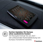 GPS Navigationsgerät GO Navigator 7 Zoll Europa Karten mit Verkehrsinformationen WiFi Updates Magnethalterung