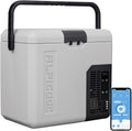 Tragbare Kompressor Kühlbox 18L 12V Mini Kühlschrank mit Gefrierfunktion -20°C Modell P18 für Auto Lkw Boot RV