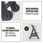 Babyhochstuhl Beta+ Newborn Set Deluxe mit Bouncer Essbrett und Sitzpolster aus Buchenholz bis 90 kg