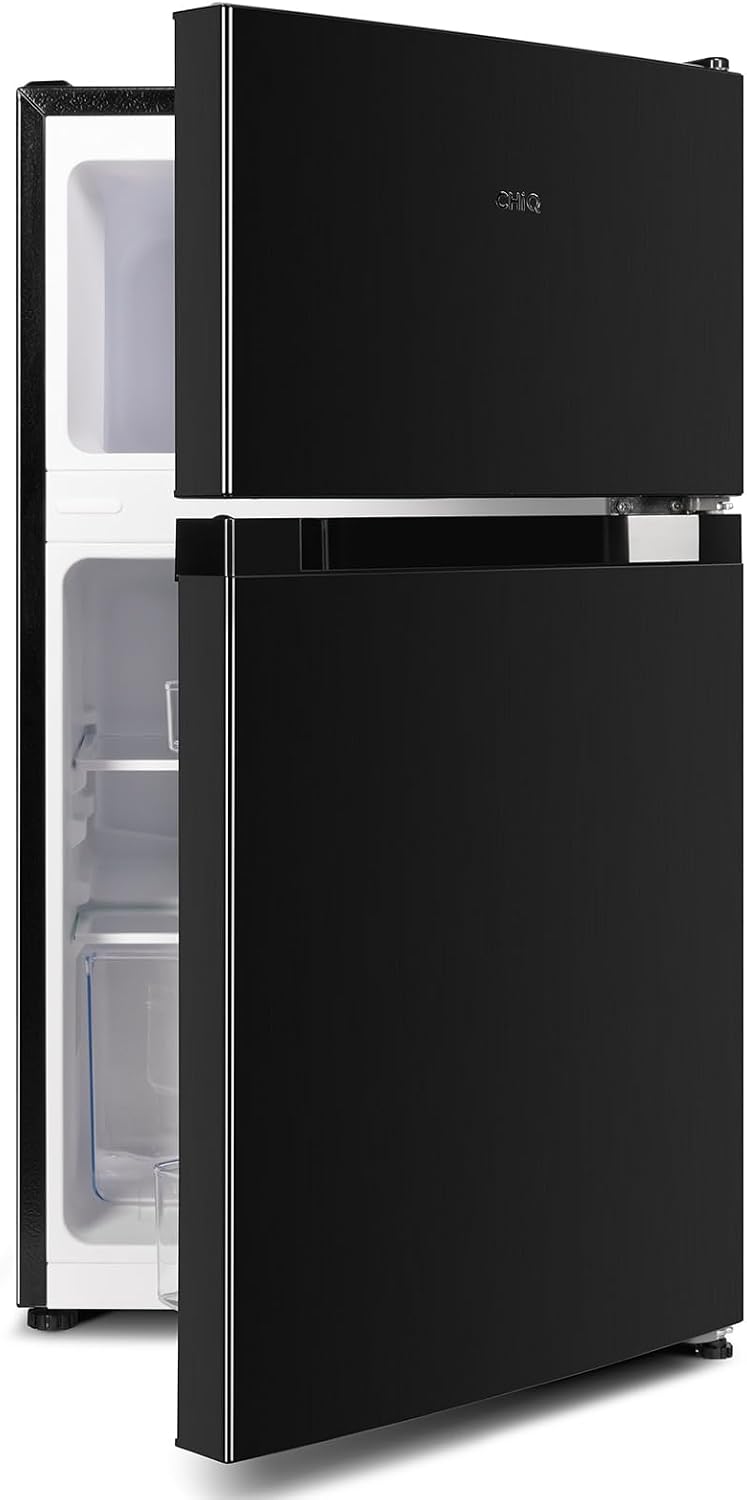 Kühl-Gefrierkombination Gefrierfach oben 86 Liter 85 cm 4 Sterne Gefrierbereich LED Innenbeleuchtung freistehend FTM86L4E