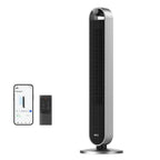 Turmventilator DR-HTF004S 108 cm mit 120° Oszillation 12 Geschwindigkeiten 25 dB WLAN App Steuerung und Timer