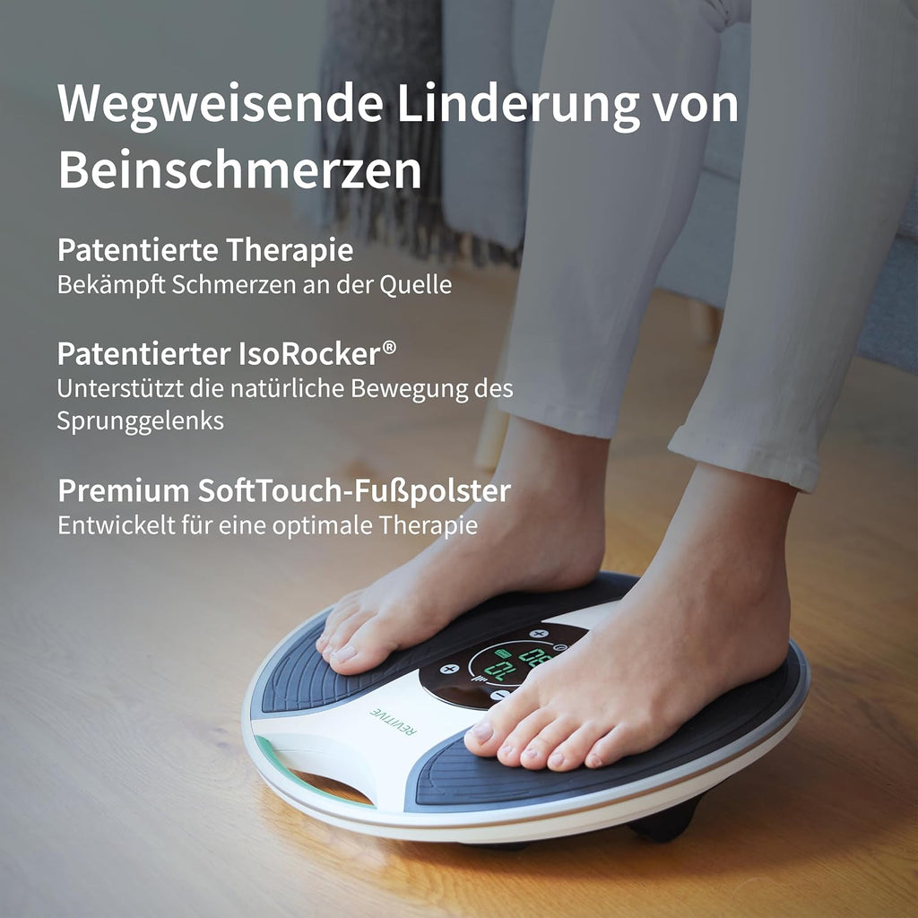 Fuß- und Beinmassagegerät Medic Plus Knie EMS NMES Durchblutungsförderung gegen Knieschmerzen und Schwellungen