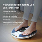 Fuß- und Beinmassagegerät Medic Plus Knie EMS NMES Durchblutungsförderung gegen Knieschmerzen und Schwellungen