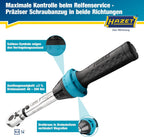 Drehmomentschlüssel 5108-2CT 2,5-25 Nm 1/4 Zoll Umschaltknarre Fahrrad Werkzeug mit Kalibrierschein 232 mm