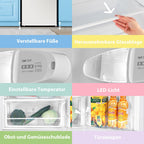 Kühlschrank ohne Gefrierfach RCD133WH3(E) 131 Liter Inverter-Kompressor 72 kWh/Jahr 39 dB 84,5 x 55,3 x 57,4 cm