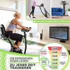 3in1 Heimtrainer Fahrrad klappbar Cyclette Liegeergometer Magnetwiderstand 140 kg Belastbarkeit verstellbarer Sitz