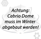 Pool Pavillon Cabrio Dome 036528-0 440 x 440 x 220 cm mit Sonnenschutz und Wetterschutz