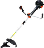 Benzin Motorsense 52 cm³ 3 PS 2-Takt mit Fadenmesser 30 cm Schnittbreite und Startsystem