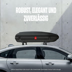 Dachbox VDP-BA320 320 Liter Carbonlook mit Zentralverriegelung 132 x 77,8 x 34,5 cm