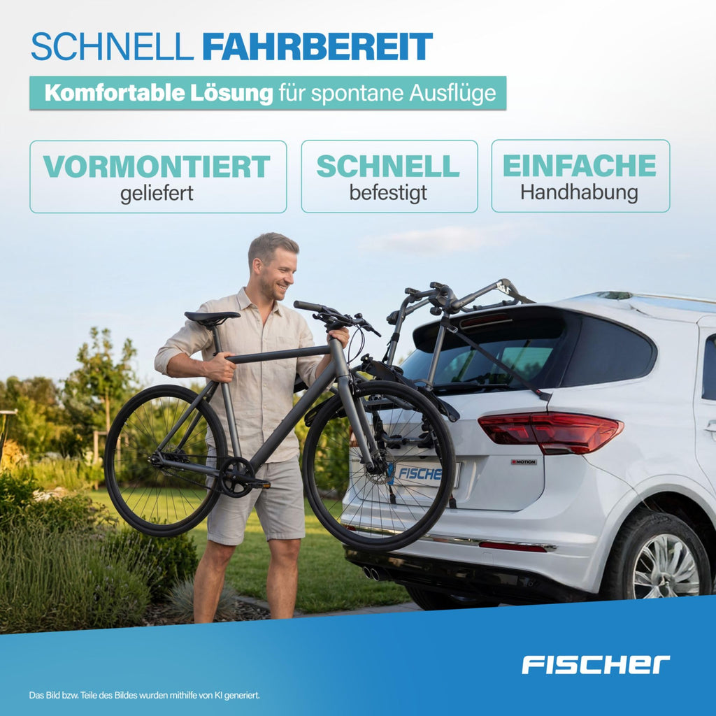 Heck Fahrradträger für 2 Fahrräder Modell 10444 45 kg Traglast 12 bis 29 Zoll faltbar