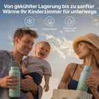Baby Flaschenwärmer und Muttermilchkühler Set MW05 CM01 500 ml 628 ml 24H Kühlung USB-C für unterwegs