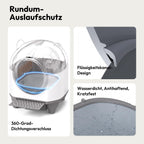 Automatische Katzentoilette 90L selbstreinigend mit App-Steuerung Sicherheitssensoren 8,5L Abfallbehälter für mehrere Katzen