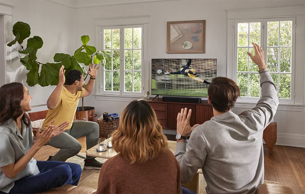 Soundbar Beam Gen 2 mit Dolby Atmos 3D Audio WLAN Ethernet und HDMI-Kabel für TV und Home Entertainment
